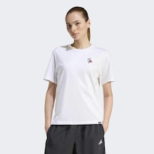 Adidas Ka5076 W Food T Kadın Tişört Beyaz