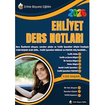 Ehliyet Kitabı Ehliyet Ders Notları