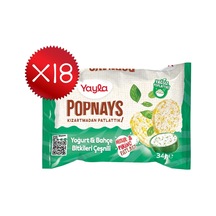 Yayla Popnays Yoğurt Ve Bahçe Bitkileri Çeşnili Mısır Ve Pirinç Patlağı 34 G X18