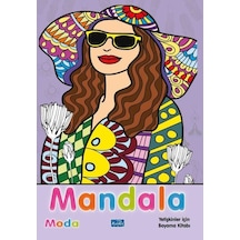 Mandala - Moda - Yetişkinler İçin Boyama Kitabı- Parıltı Yayınları