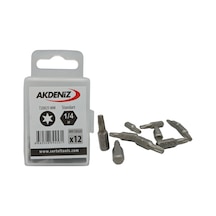 Akdeniz Akd/t20225 1/4 Torx T20x25 Mm 384 Adet Bits Uç