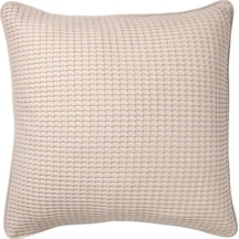 Minder-Kırlent Kılıfı, Bej Renk 50x50 Cm %100 Pamuk Ev Dekorasyon-Kılıf