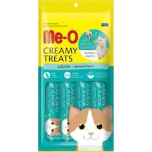 Me-O Kremalı Kurutulmuş Ton Balıklı Kedi Sıvı Ödül Maması 4 x 15 G