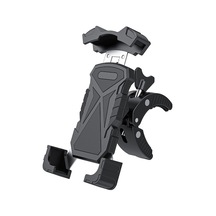 Rogfer Dış Mekan Bisiklet Mekanik Kilitli Telefon Tutucu Siyah Siyah Siyah