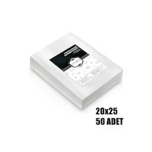 Vı'orıo 20x25 Tırtıklı Vakum Makinesi Poşeti 50 Adet