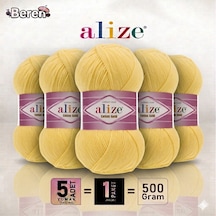 Cotton Gold - 187 Ananas - 5'li Paket - 100gr/330m - Pamuklu Hırka Yelek Amigurumi İpi