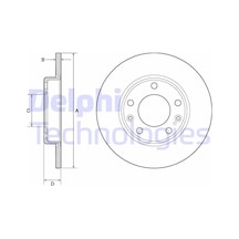 Delphı Bg4670c Arka Fren Diski Peugeot P308 13 21 249x35x5dl Dolu 1610761980-1642776280 1 Takım -ıdır