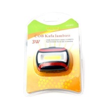Head Lamp Kafa Feneri 3w Cob Beyaz - Siyah