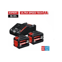 Bosch Expert Akü Seti 2 X Exba18v 15 Ah Akü+exal 18v-160 Şarj Cihazı 1600a0373z