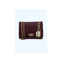 Sarach Zincir Askılı El Çantası Bordo - 670830052 Bordo