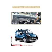Peugeot Bipper 2007-2020 Tam Kapalıtorpido Koruma Halısı Bej Kenar