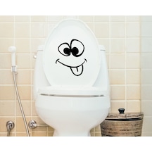 Bk Home Gülen Surat Tasarımlı Wc Sticker-1 N11.1132