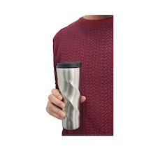 Komple 304 L Çelik Silver 6 Oz 500 Ml Kahve Termos Mug Cin229slv