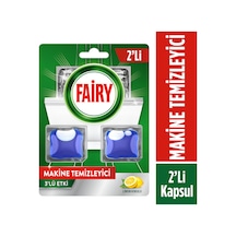 Fairy Bulaşık Makinesi Temizleyici Limon Kokulu 2'li Kapsül