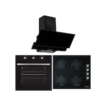 Alveus 6 Program Turbo Ankastre Cam Set - Siyah