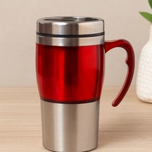 Termos Bardak 450ml Uzun, Krom & Renkli Diğer