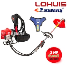 Lohuis Remaş Bg63 Benzinli Motorlu 3 Hp Sırt Tırpan Ot Çalı Tırpanı