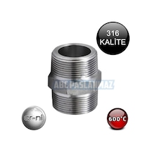 Paslanmaz Çelik Nipel Hex 316 Kalite