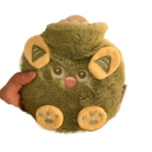 Sevimli Küçük Canavar Peluş Su Dolu Sıcak Su Şişesi-yeşil Sevimli Küçük Canavar Peluş Su Dolu Sıcak Su Şişesi-yeşil