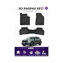 Kia Sportage 2022+ Araca Özel Havuzlu "karbon" Paspas Takımı