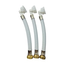 Visam Gömme Rezarvuar Flex Hortum 13cm 3adet Beyaz