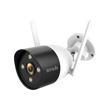 Tenda Güvenlik Kamerası Dış Wlan, 1080p Ip Kamera, 30 M Tam Renkli Gece Görüşü, İki Yönlü Ses, Alarm Bildirimi, Kişi Tanıma Ve Hareket Algılama, Ip66, Sd Kart Ve Bulut Ve Nvr Bellek, Ct3