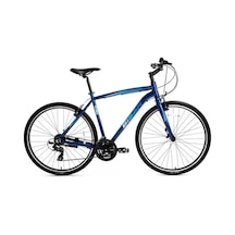 Bisan Guıda Erkek Şehir Bisikleti 52cm V 28 Jant 21 Vites Lacivert Gri Çok Renkli