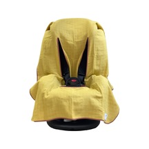 Ezh Collection 4010 Bebek Müslin Oto Koltuğu Kılıfı Hardal