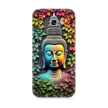 Samsung Galaxy A3 2017 Uyumlu Budha Ve Sarmaşık Yapraklar Desenli Silikon Kılıf