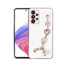Zore Galaxy A33 5g Kılıf El Tutamaçlı Kamera Korumalı Ogaa Taka Silikon Kapak - Beyaz