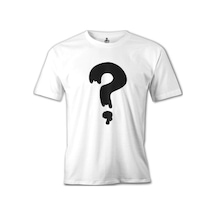 Esrarengiz Kasaba - Soru İşareti Beyaz Erkek Tshirt