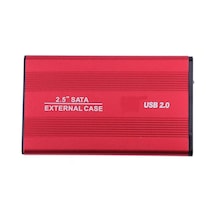 4299 Usb 2.0 Sata Harici 2.5 Hdd Harddisk Kutusu Kırmızı