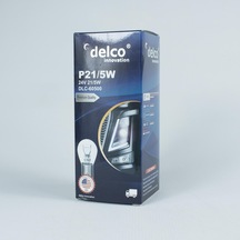 Delco U.s.a P21/w5 24 Volt Halojen Ampul Düz Tırnak 24 Volt 10 Adet Ba15d