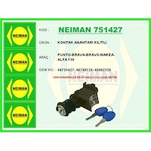 Kontak - 619 - Anahtarı Kılıtlı - Novapazr - Punto-brava-bravo-marea-alfa 156 Çok Renkli