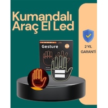 Kablosuz Kumandalı Led Jest Işığı 3 Modlu Araba Arkası Mesaj Işığı, 203 Led İle Yüksek Parlaklık Kırmızı