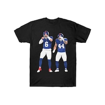 Flood Of Style Jaxson Dart Cam Skattebo T-shirt Erkekler Kadınlar Için % 100% Pamuk T Shirt Kısa Kollu Üstle Siyah
