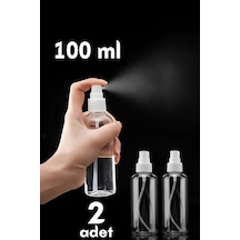 Püskürtücü Boş Sprey Şişe 100 Ml 2 Adet Çok Renkli