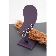 By Zeyna Aksesuar Kadın Basic 3 Boy 3'lü Küpe Seti-2554 Gümüş