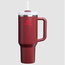Stanley Thequencher Pipetli Termos 1.18lt Kızılcık Siyah