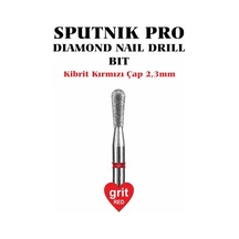 Elmas Kibrit Freze Kırmızı Çap 2,3mm