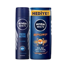 Nivea Deo Sprey Fresh Active For Men 150 Ml + Duş Jeli 250 Ml-1970