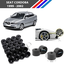 Otozet - Seat Cordoba Bijon Civata Kapağı Siyah Renk 20 Adetli Set 17mm 1k06011739b9