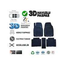 Chevrolet Cruze Hb 2011 Uyumlu 3 Cm Havuzlu 5 Parça 3d Universal Oto Paspas Siyah