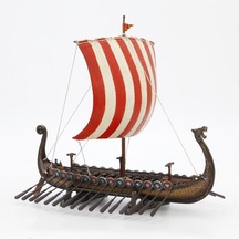 Veronese Yelkenli Viking Gemisi Figür 28x33cm