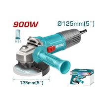 Total TG10912556E 900W Avuç Taşlama Makinesi