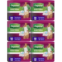 Depend Emici Külot Kadın Hasta Extra Büyük XL 6 x 30'Lu