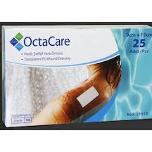 Su Geçirmez Şeffaf Pu Film Yara Örtüsü Sezeryan Bandı Octamed 5 Adet 9cmx15cm