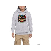 Teemo On Duty Gri Çocuk Kapşonlu Sweatshirt Teemo On Duty Gri Çocuk Kapşonlu Sweatshirt