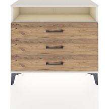 Arges Şifonyer Tek Raflı 3 Çekmeceli 88x30x80 Aytaşı-çam Aytaşı
