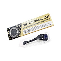 1.0mm Siyah Dermaroller Masaj Tarağı 540 Iğneli Dr.dermalok 1mm Saç, Yüz, Vücut Karışık